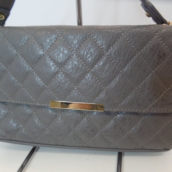 Damsel in Defense Conceal Carry Quilted Clutch Handbag  The Daphne Gray - Picture 1 of 14